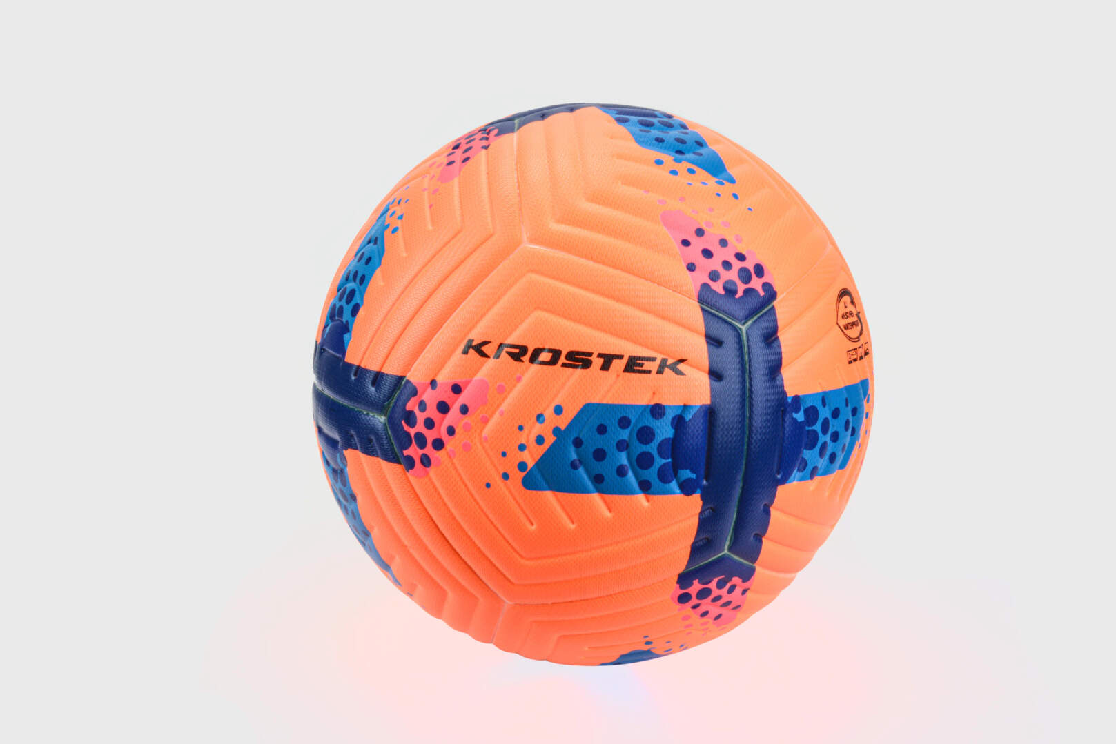 Мяч KROSTEK футбольный №2 (size 5) PU оранжевый